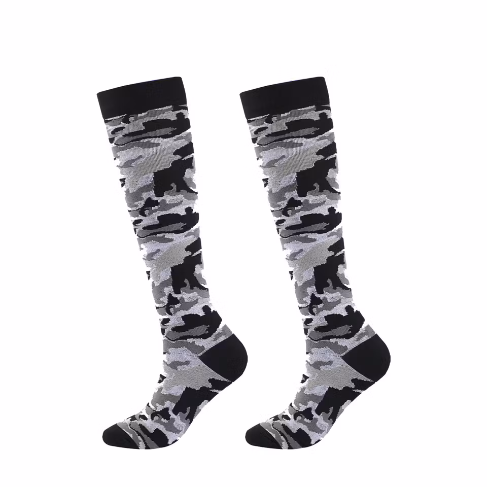 Stödstrumpa Camouflage Grå Nr 110