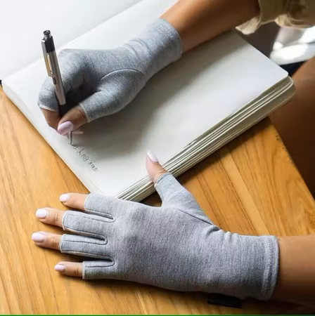 Kompressionshandskar Bambu Gråa 1 par