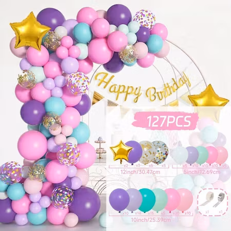 Ballongbåge - Ballongset Birthday  DBS-5 127 delar