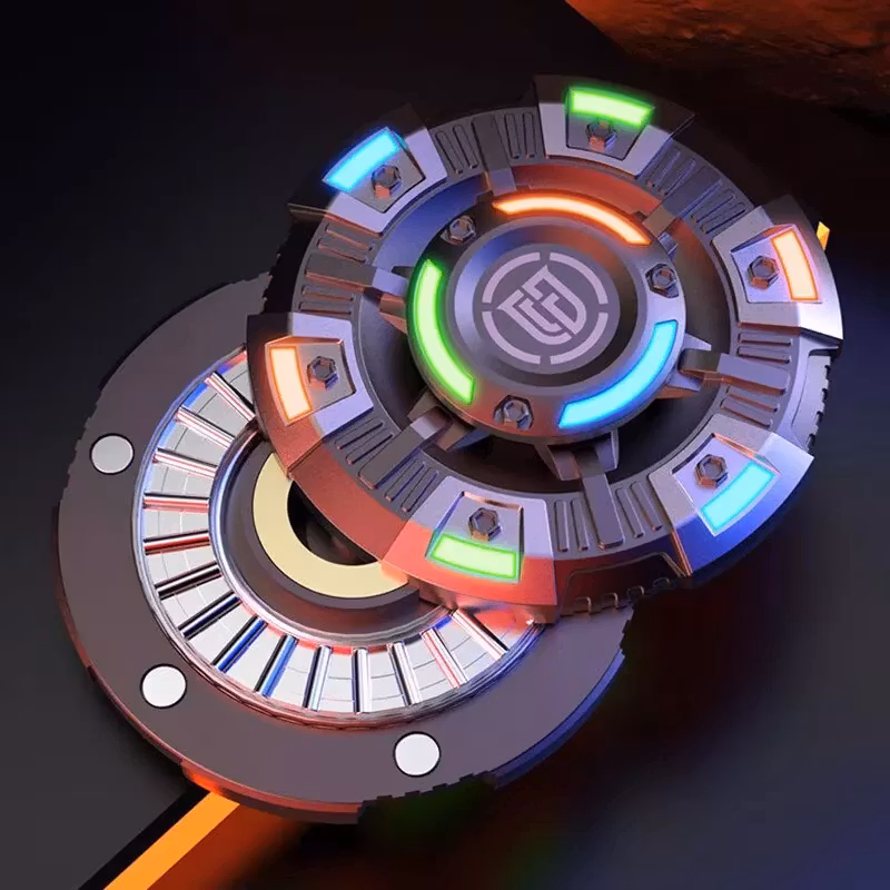 Fidget Spinner Black Metal  MF-3