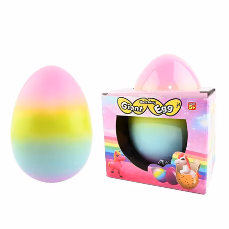 Extra Stort Growing Egg Unicorn 18 cm