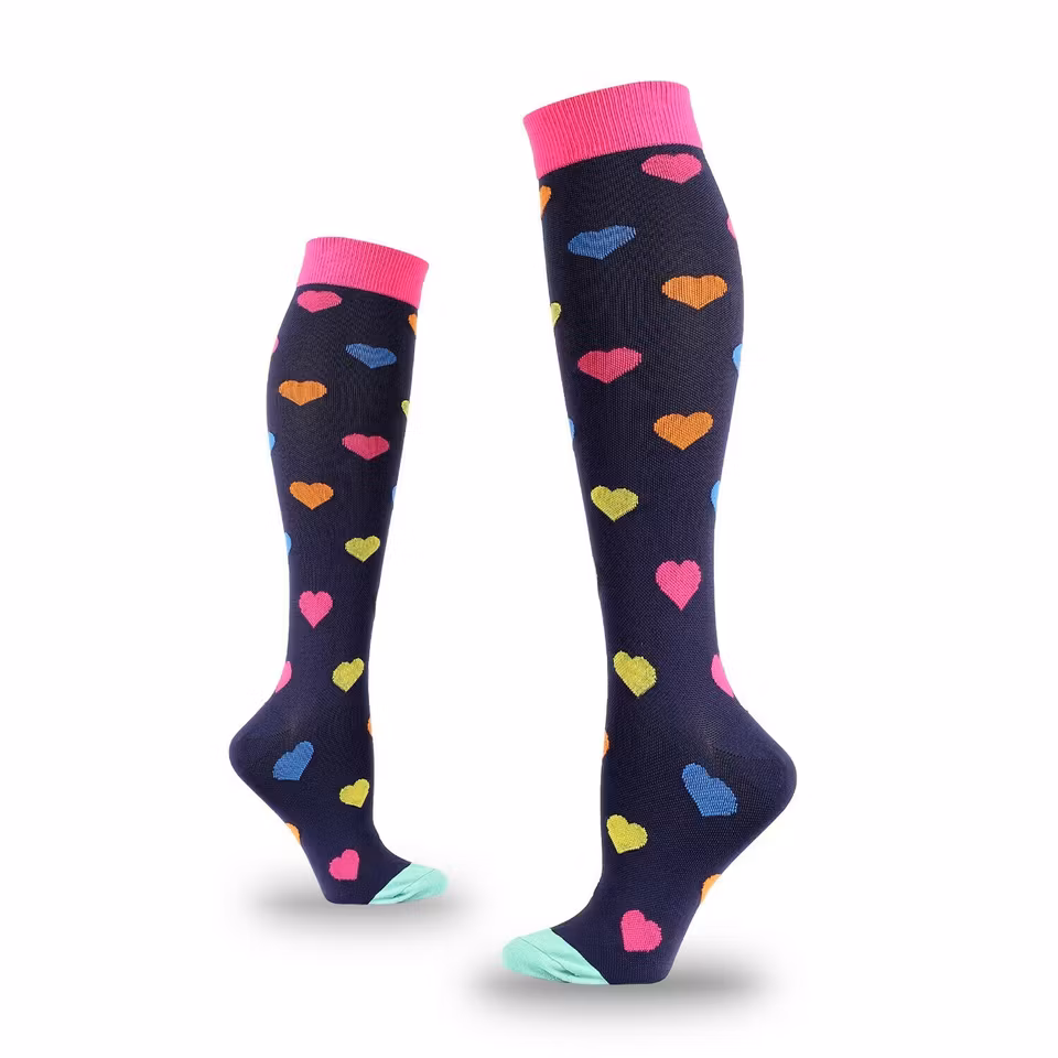 Stödstrumpor Mixed Harts Nr 39