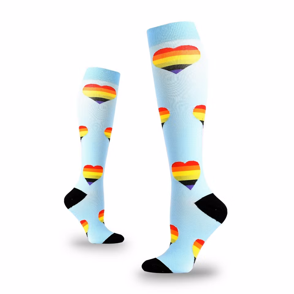 Stödstrumpor Hart Rainbow Nr 28