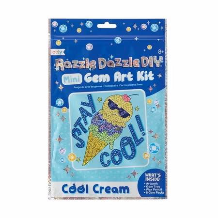 Razzle Dazzle D.I.Y. Mini Gem Art Kit: Cool Cream