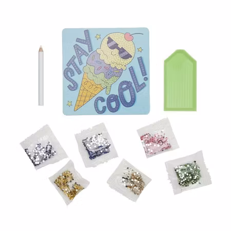 Razzle Dazzle D.I.Y. Mini Gem Art Kit: Cool Cream