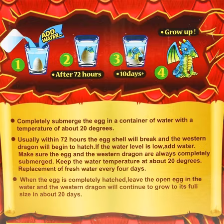 Growing Egg Dragon Giant