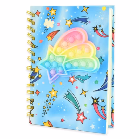Anteckningsbok Popit RegnbÄge - Notebook rainbow push pop