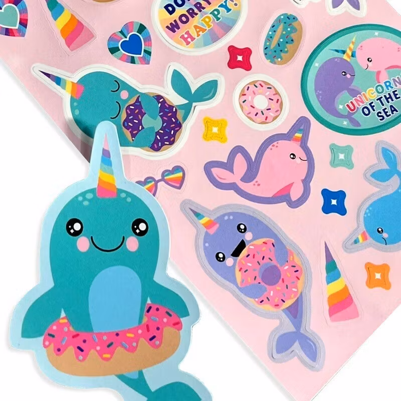 Stickiville Stickers: Nom Nom Narwhals ? Scented