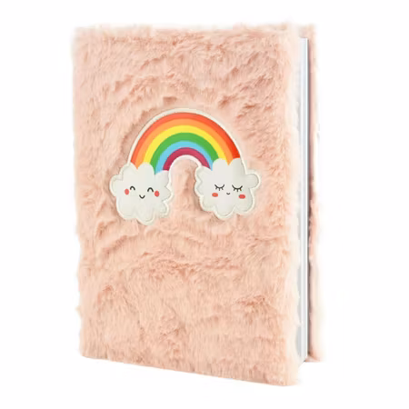 Dagbok moln- Diary Fluffy Rainbow
