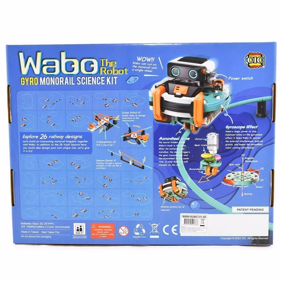 Roboten Wabo - Wabo the robot building kit