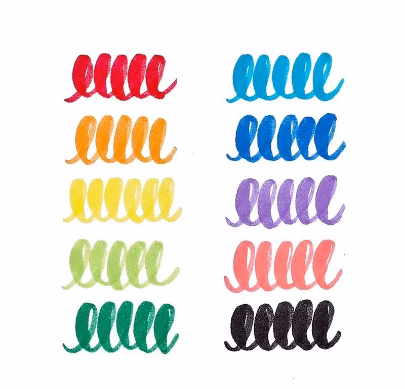 Big Bright Brush Markers