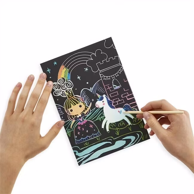 Scratch & Scribble Art Kit  Princess Garden