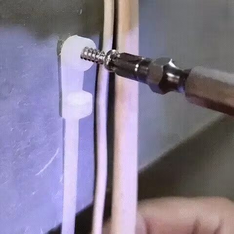 Kabel-buntband med skruvhål 100-pack