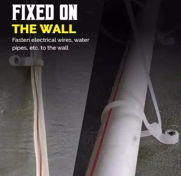 Kabel-buntband med skruvhål 100-pack