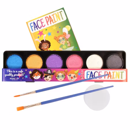 Ansiktsmålning 6 färger - Face paint 6 colors