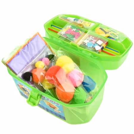 Hantverkslåda - Craft case green