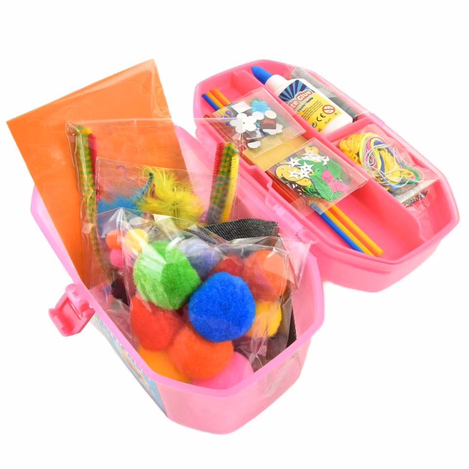 Hantverkslåda - Craft case Pink