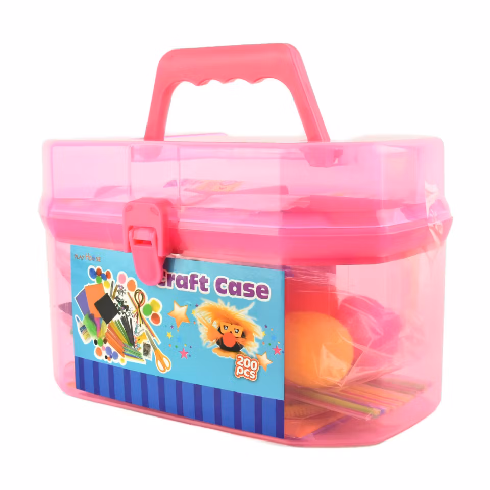 Hantverkslåda - Craft case Pink