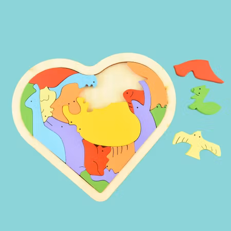 Puzzle hart 19 delar