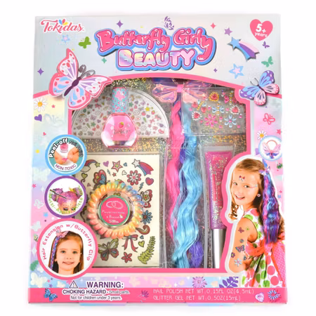 Butterfly beauty nails set