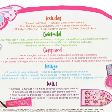 Butterfly beauty nails set