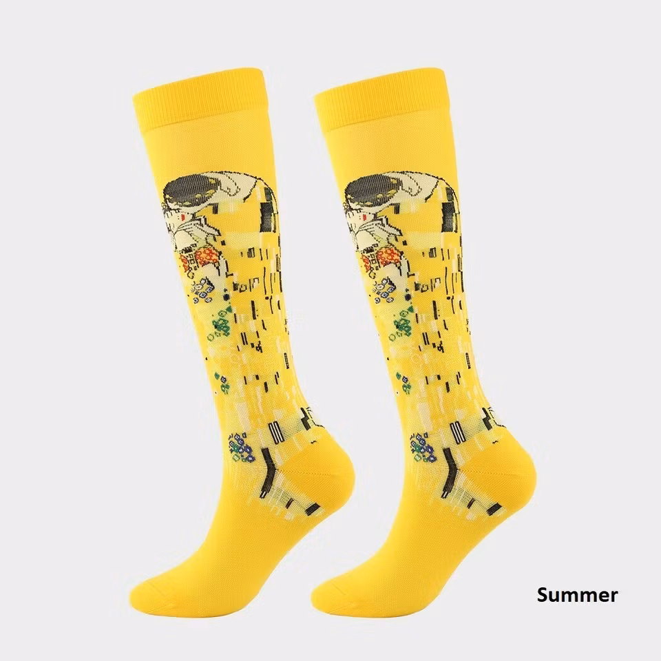 Stödstrumpor med motiv