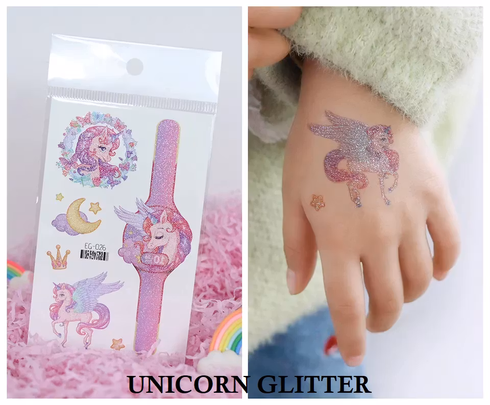 Tattoo unicorn set