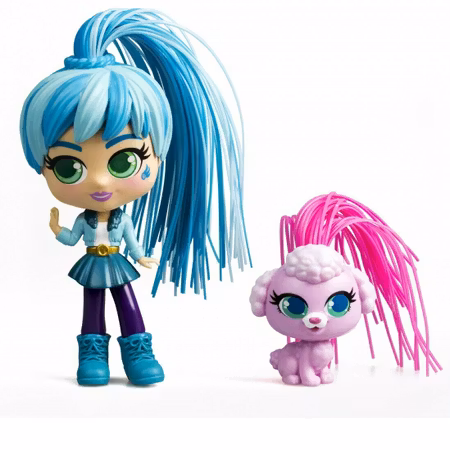 Silverlit Curli Girls Doll and Pet Set