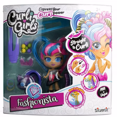 Silverlit Curli Girls Doll and Pet Set