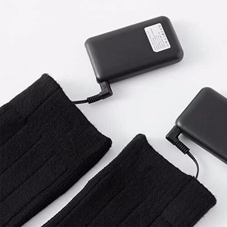 Värmestrumpor med starkt batteri