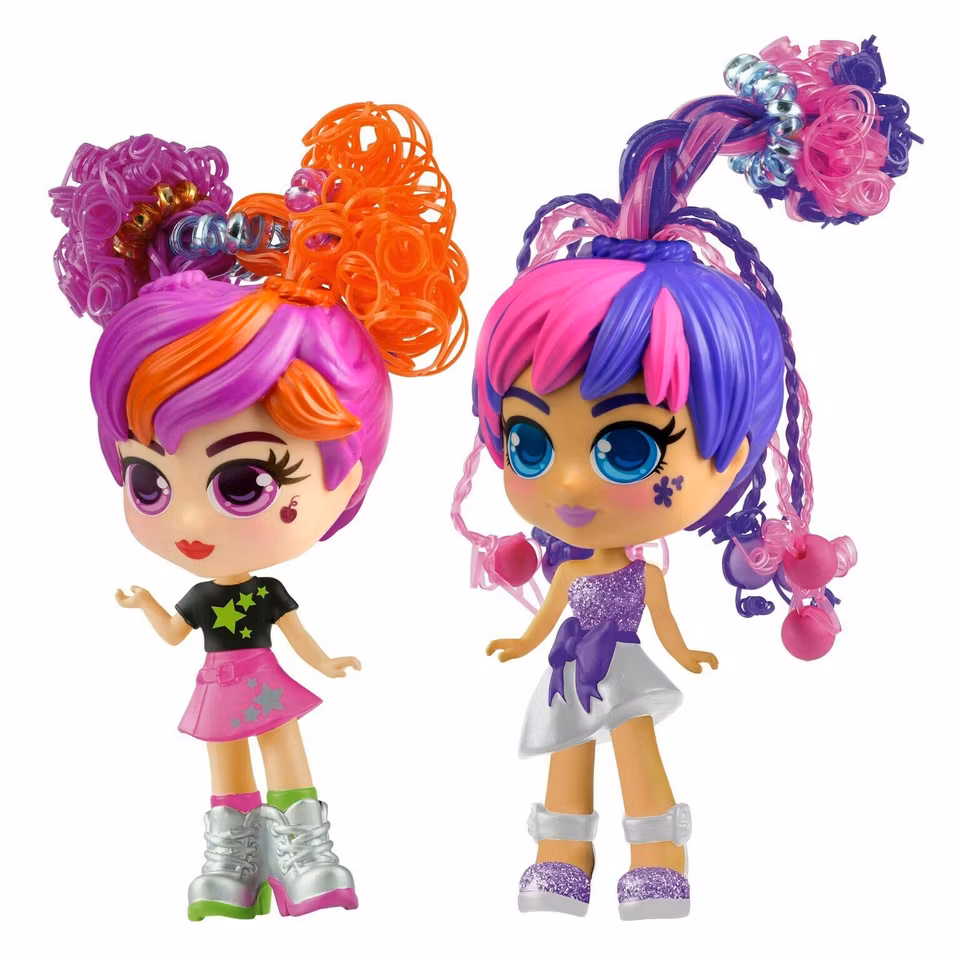 Silverlit Curli Girls Dolls and Pet Twin Set