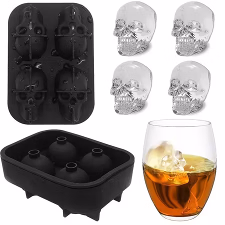 Skull ice cube