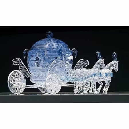 Crystal puzzle Carriage blue
