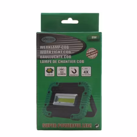 Arbetslampa 8 watt 500 lumen