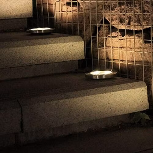 Spotlights med solceller för trädgård 4-pack