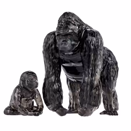 Crystal Puzzle Gorilla and Baby
