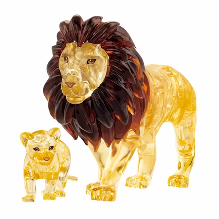 Crystal Puzzle Lion & Cub