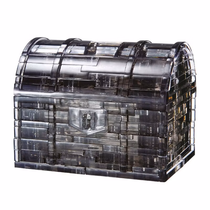 Crystal puzzle black chest 52pcs