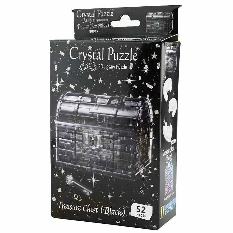 Crystal puzzle black chest 52pcs