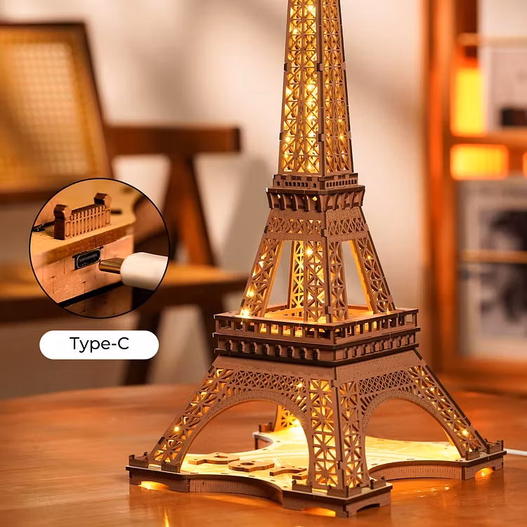 Night of the Eiffel Tower Rolife Robotime TGL01