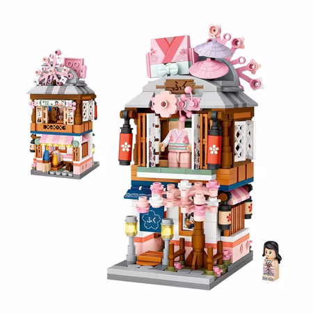 Japanese Street View Kimono Shop Nr 1655