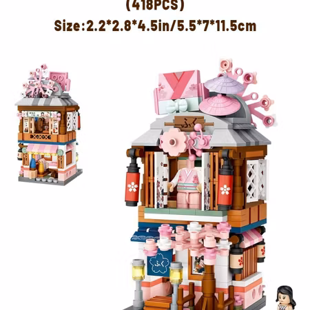 Japanese Street View Kimono Shop Nr 1655