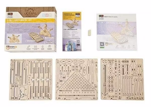 Ugears arithmetic set stem lab