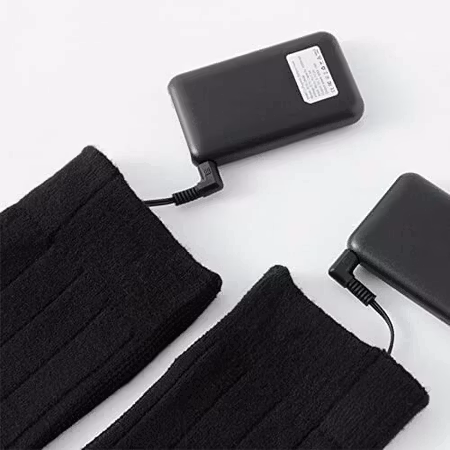 Värmestrumpor med starkt batteri