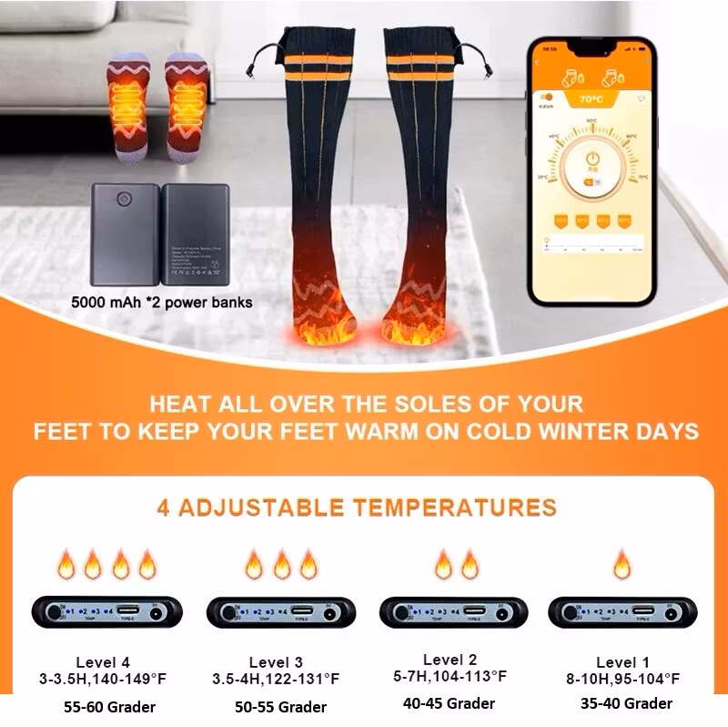 Värmestrumpor - Appstyrda