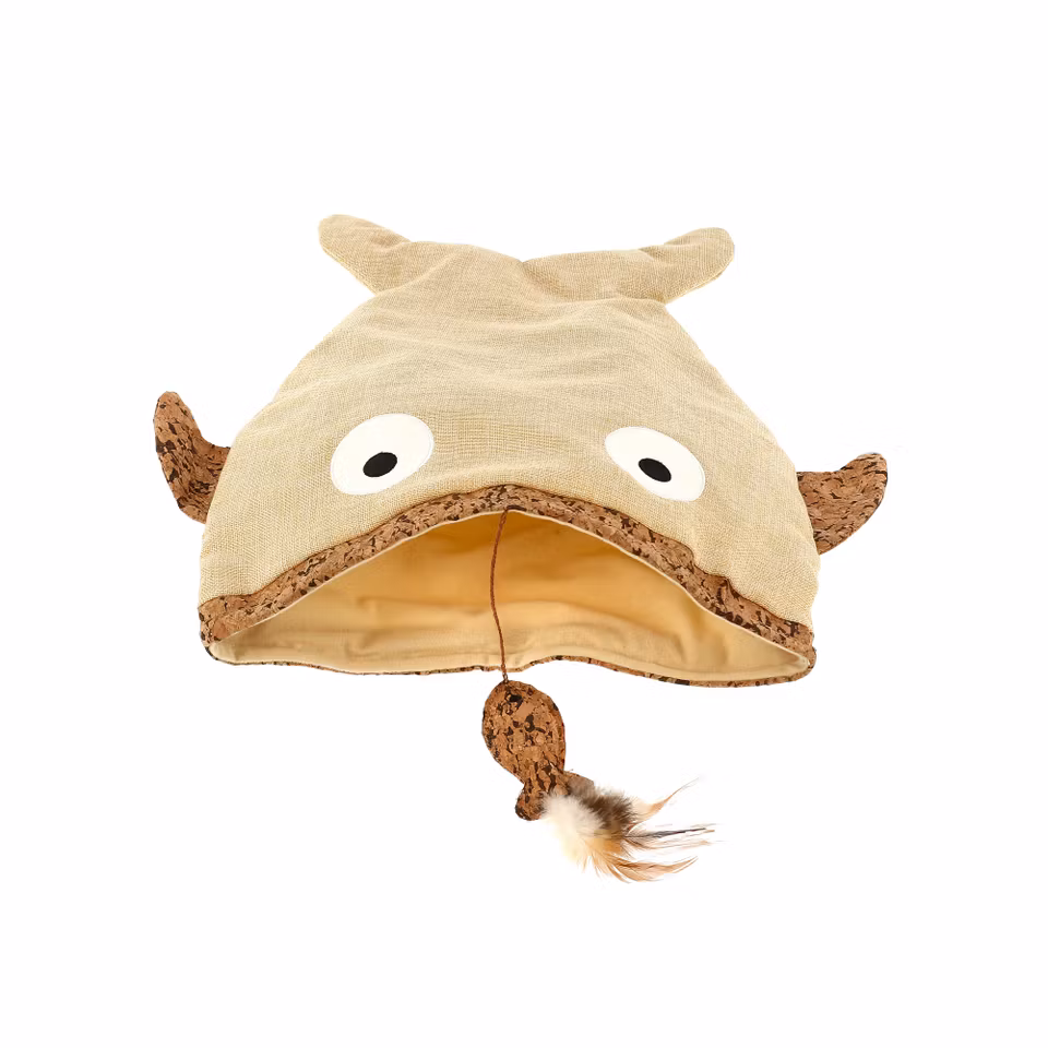 Kattleksak Lekpåse Natural Fisk Brun