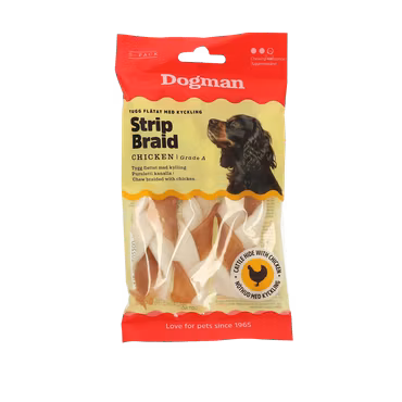 Tugg Flätat med Kyckling 3p Vit 12,5cm