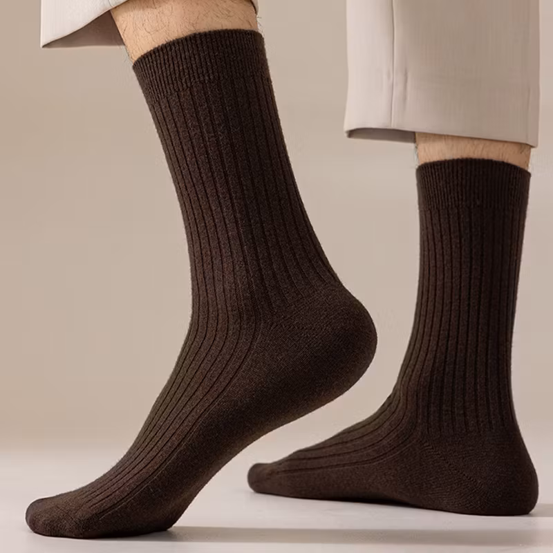 Varma Strumpor med marinoull - Natur