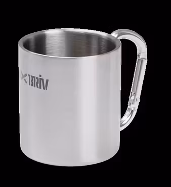 SteelCup 220 ml - Mugg med karbinhake