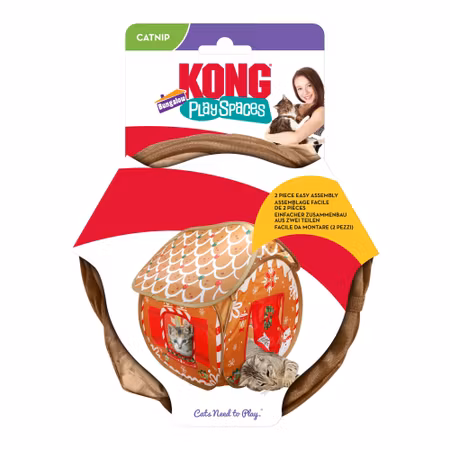 Kattleksak Spaces Bungalow Gingerbread Brun